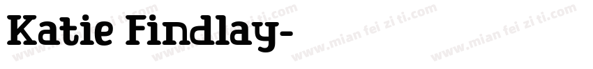 Katie Findlay字体转换